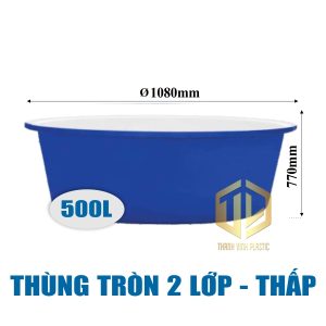 thung tron 2 lop thap