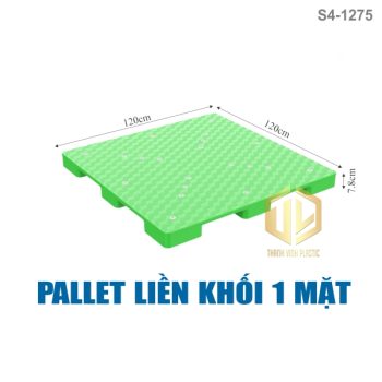pallet lien khoi 1 mat 1275 xanh la