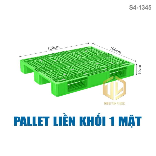pallet lien khoi 1 mat s41345 xanh la