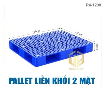 pallet lien khoi 2 mat r41290 xanh duong