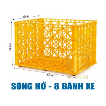 sóng h? 8 bánh xe vàng