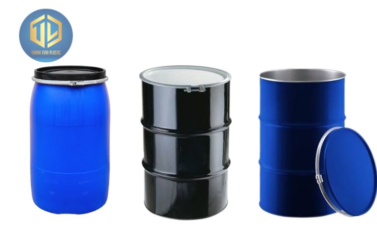 Thùng phi s?t và thùng phi nh?a