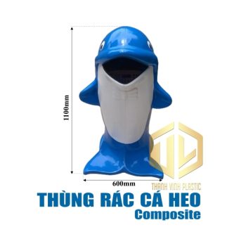 Thùng rác cá heo