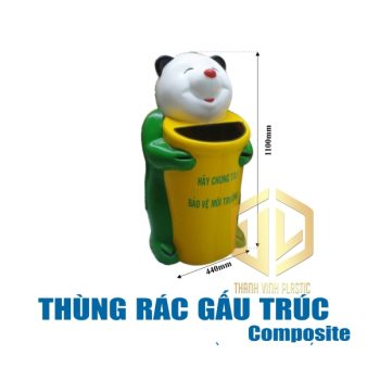 Thùng rác g?u trúc