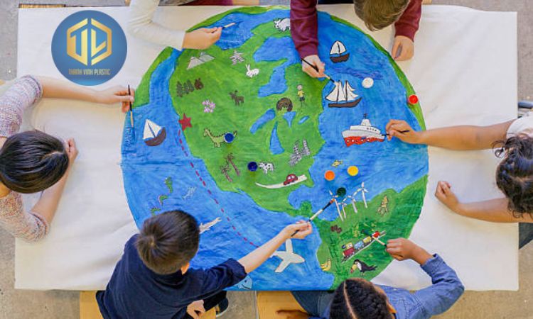 Tranh v? trái ??t xanh s?ch ??p