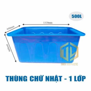 thùng ch? nh?t 1 l?p 500l