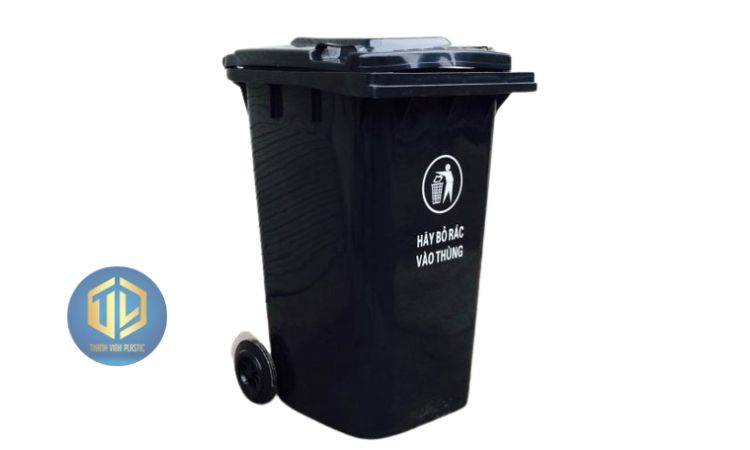Thùng rác màu ?en