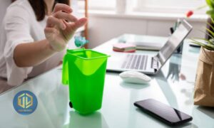 Thùng rác mini ?? bàn