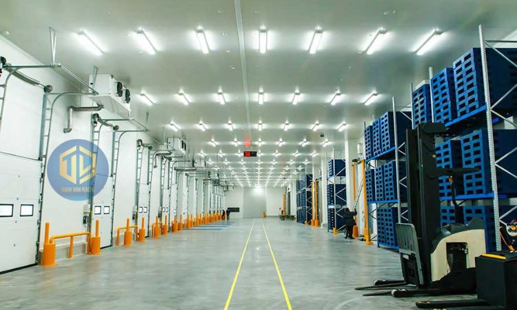 ?ng d?ng c?a pallet nh?a kho l?nh