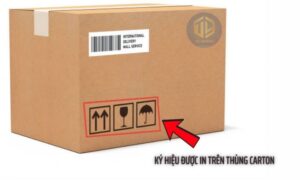 Ky hi?u ???c in trên thùng carton
