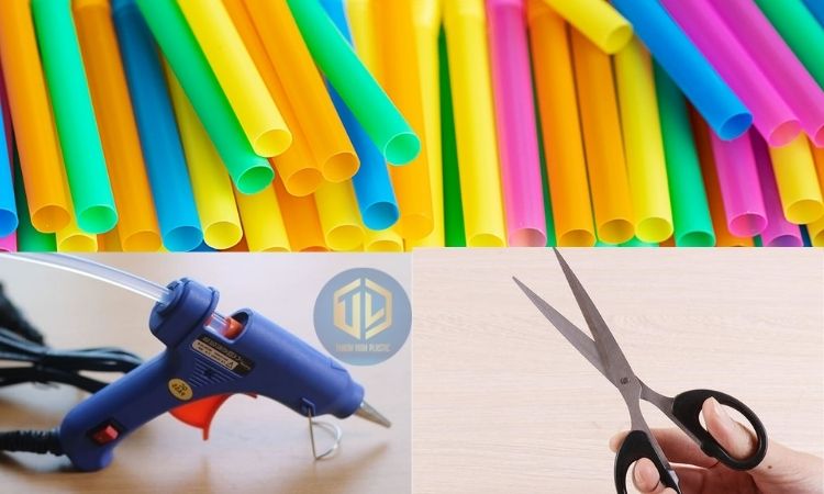 Chu?n b? nguyên li?u và d?ng c? tái ch? ?ng hút