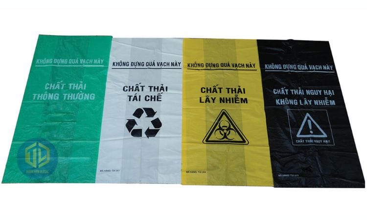 quy ??nh màu túi ??ng rác th?i y t?