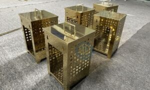 Thùng rác m? vàng PVD