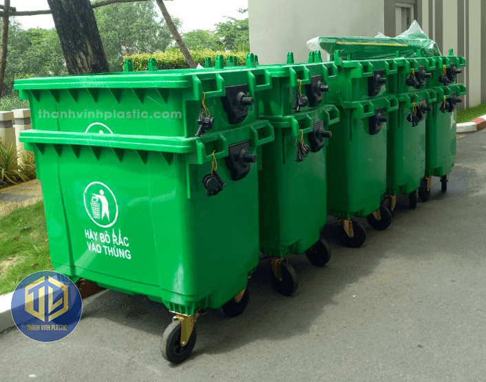 thùng rác 660 lít t?i bình d??ng
