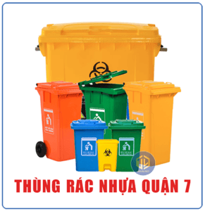 Thùng rác nh?a qu?n 7 giá r?