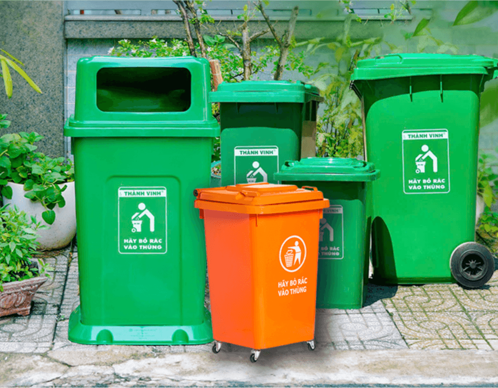 S?n xuat thùng rác nh?a c?ng nghi?p