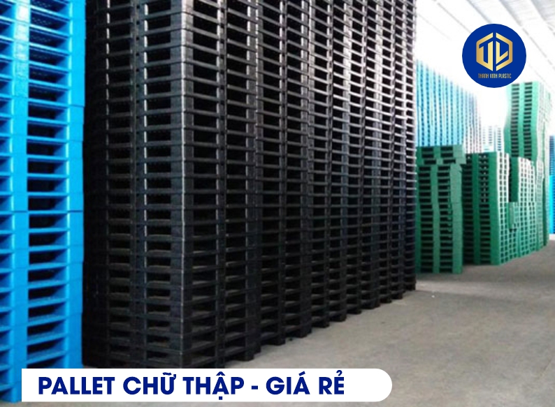 Pallet ch? th?p 1000x1200x125mm giá r?