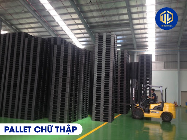 Pallet ch? th?p KT 1000x1200x120mm