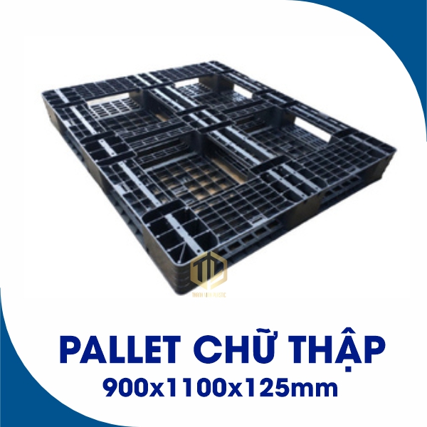 Pallet nh?a ch? th?p 900x1100x125