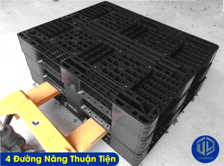 ?u ?i?m c?a pallet nh?a ch? th?p 900x1100x125mm