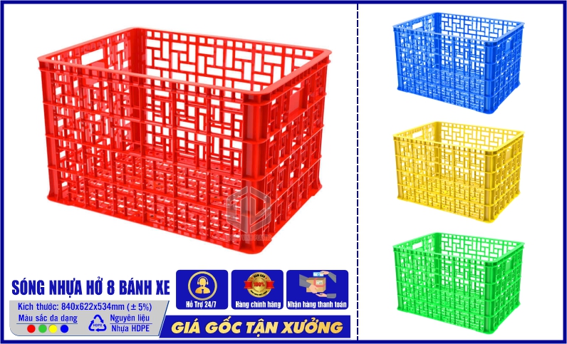 Sóng nh?a h? 8 bánh xe