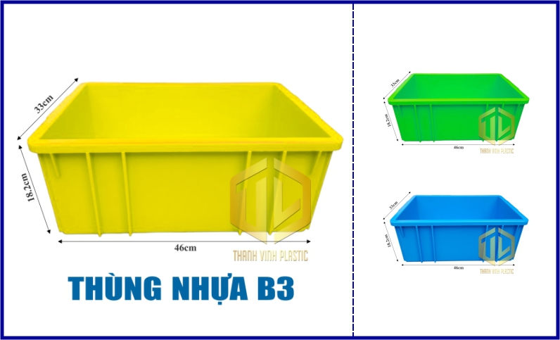 Thùng nh?a ??c B3