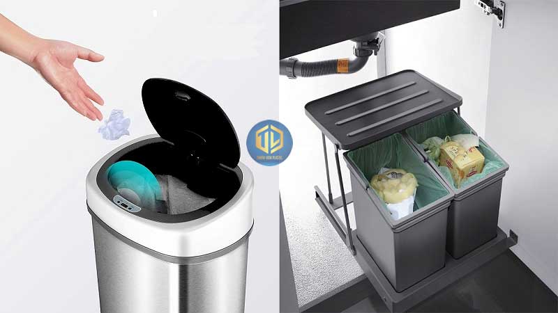 Thùng rác th?ng minh: Tính n?ng, phan lo?i, l?i ích và giá bán