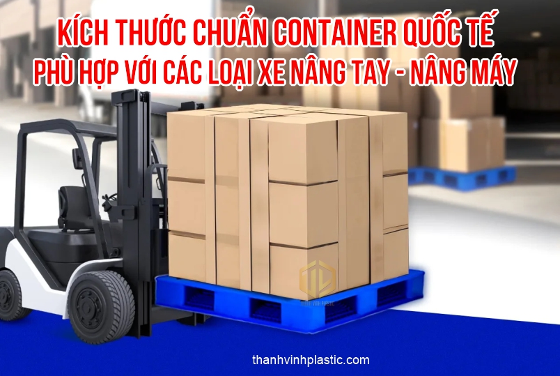 Pallet nh?a 1200x1000mm chu?n container xu?t kh?u qu?c t?